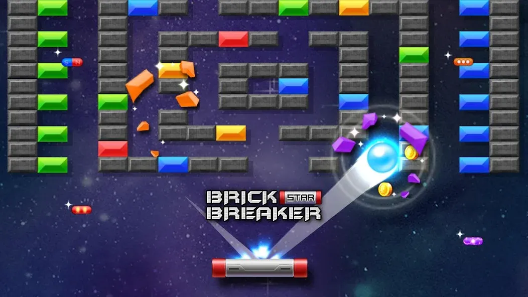 Brick Breaker Star: Space King  [МОД Меню] Screenshot 3