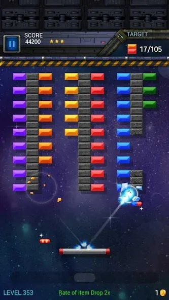 Brick Breaker Star: Space King  [МОД Меню] Screenshot 4
