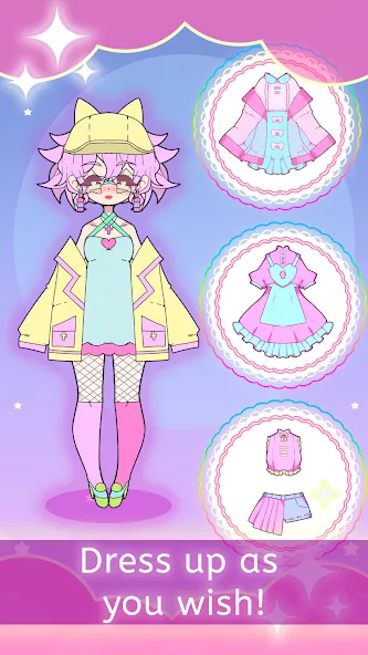 Moon's Closet dress up game  [МОД Много денег] Screenshot 2