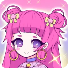 Взлом Mimistar dress up chibi doll (Министар)  [МОД Бесконечные монеты] - стабильная версия apk на Андроид