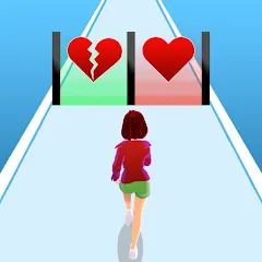 Взлом Girl Run 3D - Fun Running Game (девушка бежит)  [МОД Mega Pack] - последняя версия apk на Андроид