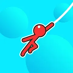 Взломанная Stickman Hook  [МОД Mega Pack] - последняя версия apk на Андроид