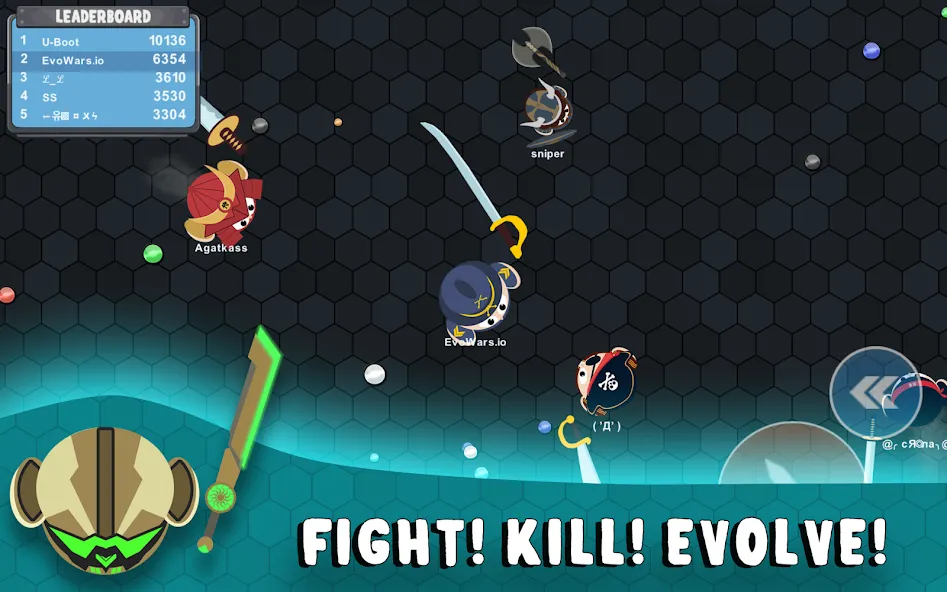 EvoWars.io  [МОД Menu] Screenshot 5