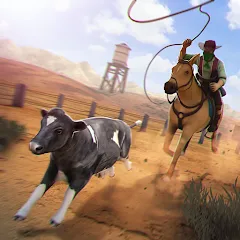 Взлом Cowboys Horse Racing Derby  [МОД Mega Pack] - последняя версия apk на Андроид