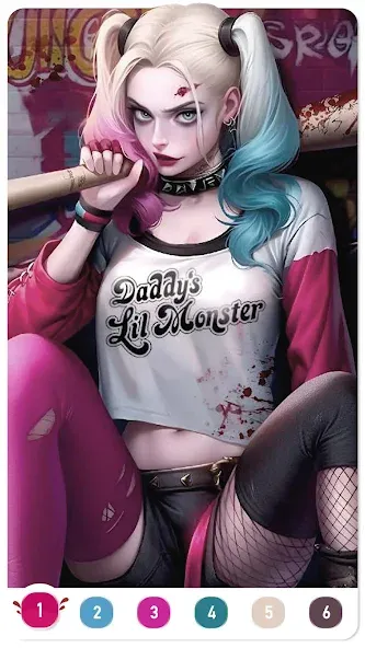 Clown Color, Paint by number  [МОД Много денег] Screenshot 1