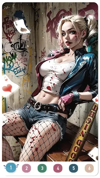 Clown Color, Paint by number  [МОД Много денег] Screenshot 5