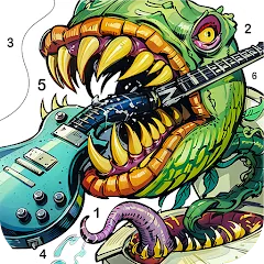 Скачать взлом Dark Fantasy Coloring Games  [МОД Бесконечные монеты] - последняя версия apk на Андроид