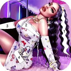 Скачать взломанную Fun Color:Happy Coloring games  [МОД Menu] - полная версия apk на Андроид