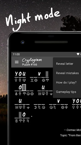 Cryptogram - puzzle quotes (Скрытограмма)  [МОД Бесконечные монеты] Screenshot 4