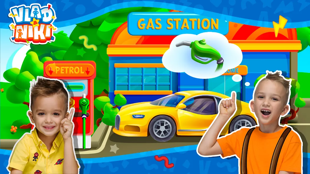 Vlad and Niki: Car Service  [МОД Menu] Screenshot 3