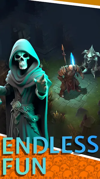 Necromancer Hero: Skeletons 3D (Некромантгерой)  [МОД Много денег] Screenshot 2