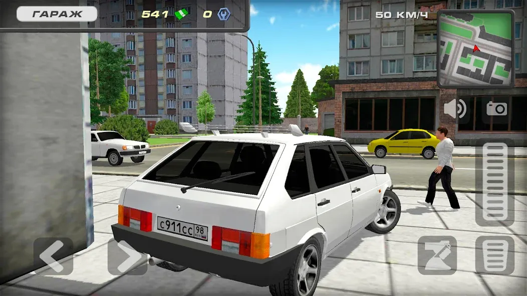 Lada 2109 Russian Car Driver  [МОД Меню] Screenshot 3