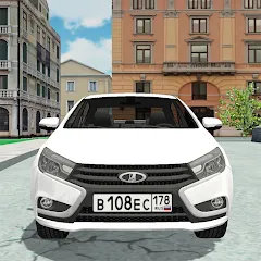 Взломанная Русская тачка Лада Веста  [МОД Все открыто] - последняя версия apk на Андроид