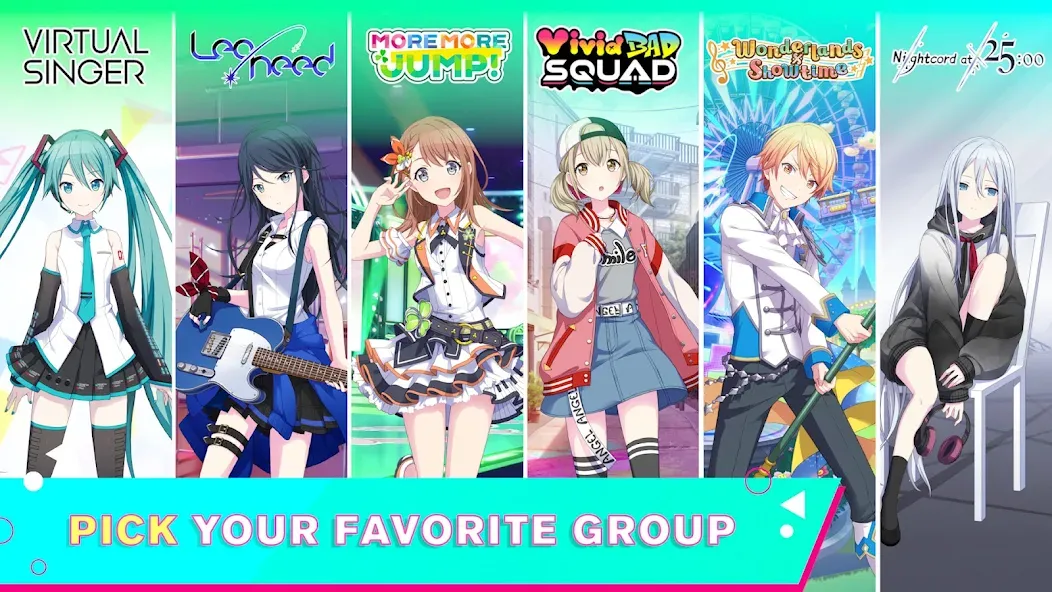 HATSUNE MIKU: COLORFUL STAGE! (Хацуне Мику)  [МОД Меню] Screenshot 2