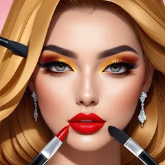 Скачать взломанную Fashion Artist: Makeup Game  [МОД Unlocked] - последняя версия apk на Андроид