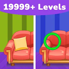 Взломанная Find Differences: Spot Fun  [МОД Unlimited Money] - стабильная версия apk на Андроид