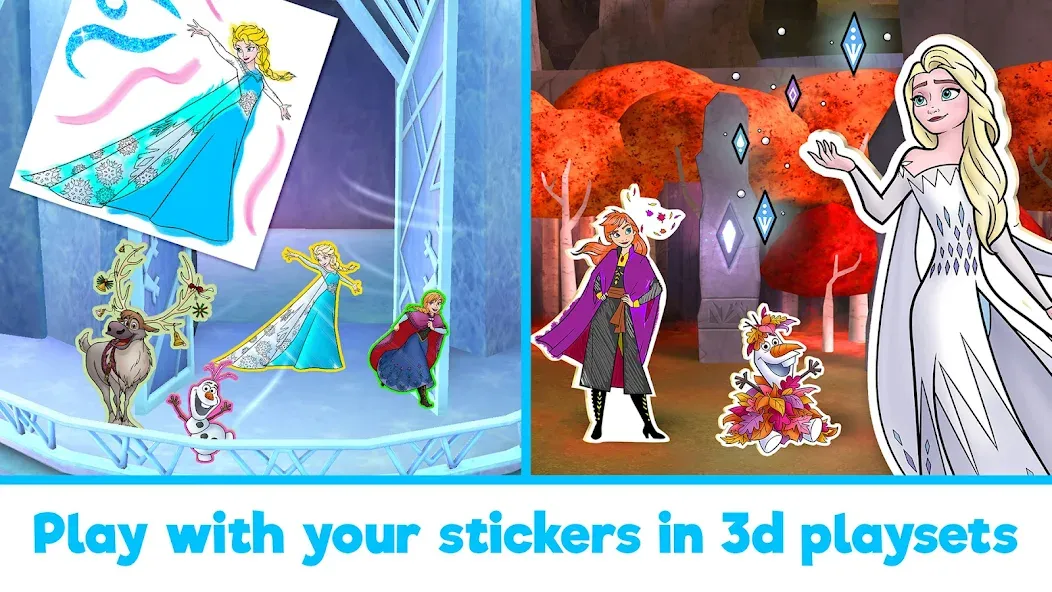 Disney Coloring World (Дисней)  [МОД Много монет] Screenshot 3