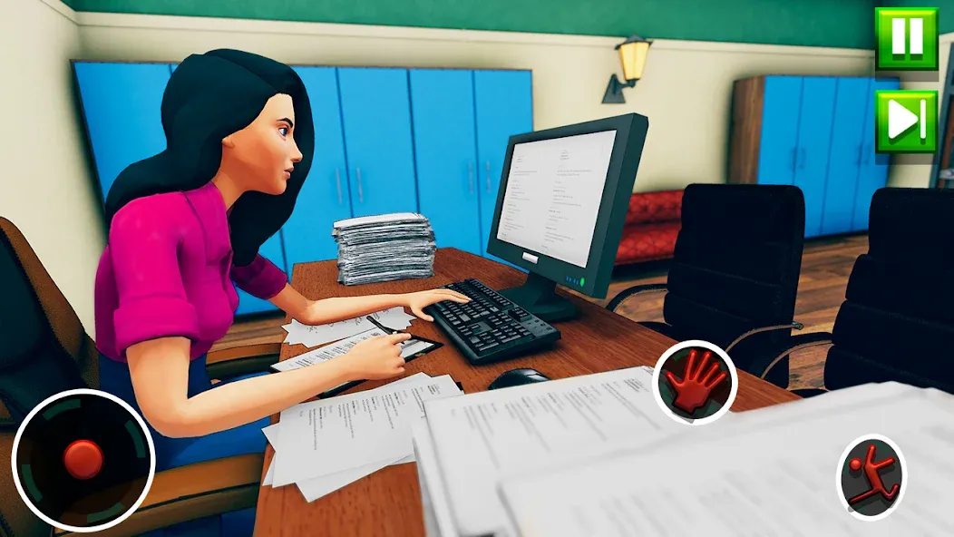 High School Teacher Sim Games  [МОД Много монет] Screenshot 5
