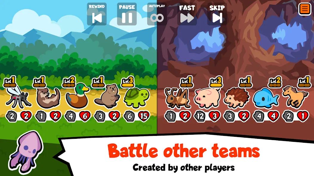Super Auto Pets (упер Ауто Петс)  [МОД Menu] Screenshot 2