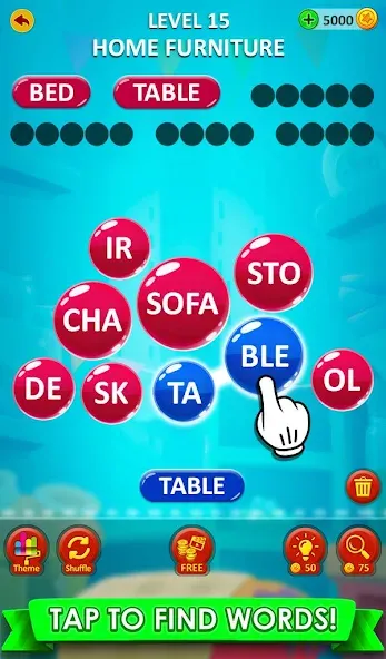 Word Game 2024 - Word Connect (Ворд Гейм 2023)  [МОД Бесконечные монеты] Screenshot 4
