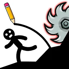 Скачать взломанную Save The Stick: Draw 2 Save (эйв Зе Стикман)  [МОД Много денег] - полная версия apk на Андроид