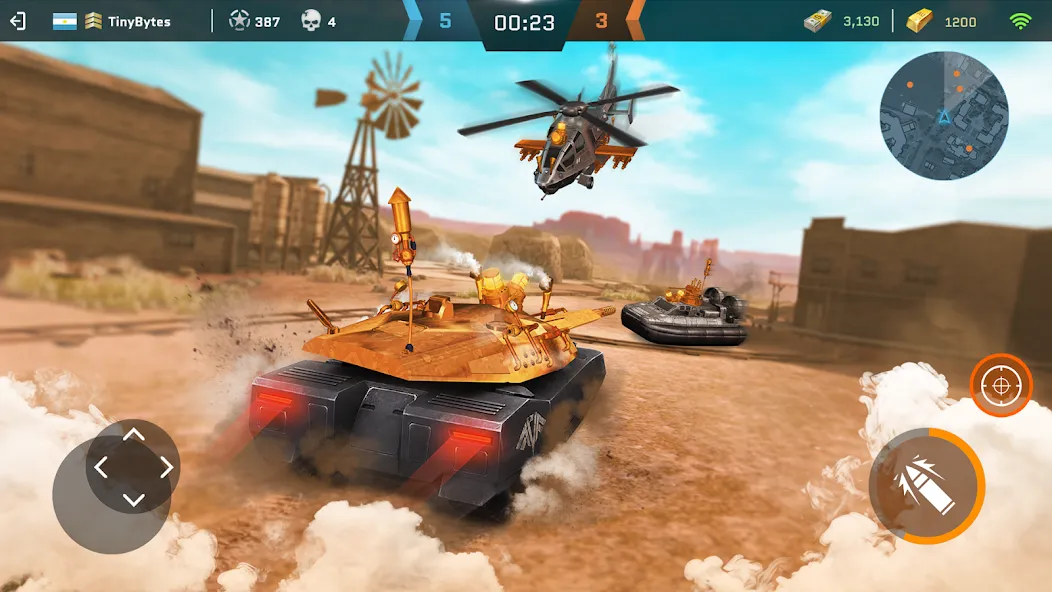 Massive Warfare: Tanks PvP War (Массовая война)  [МОД Все открыто] Screenshot 5