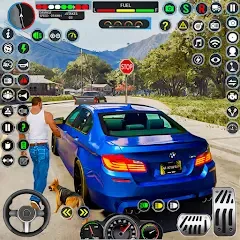 Скачать взломанную US Car Parking Game 2024  [МОД Unlocked] - полная версия apk на Андроид