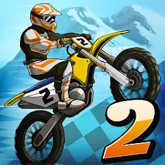 Взломанная Mad Skills Motocross 2 (Мад Скилс Мотокросс 2)  [МОД Unlimited Money] - последняя версия apk на Андроид