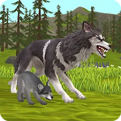 Взломанная WildCraft: Animal Sim Online (Уайлдкрафт)  [МОД Меню] - полная версия apk на Андроид