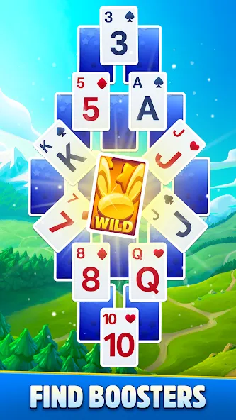 Solitaire Showtime (Солитер Шоутайм)  [МОД Бесконечные монеты] Screenshot 3