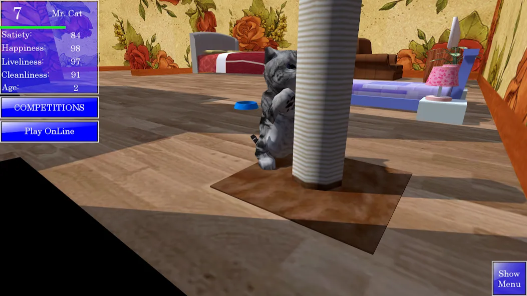 Cute Pocket Cat 3D (Сьют Покет Кэт 3Д)  [МОД Меню] Screenshot 5