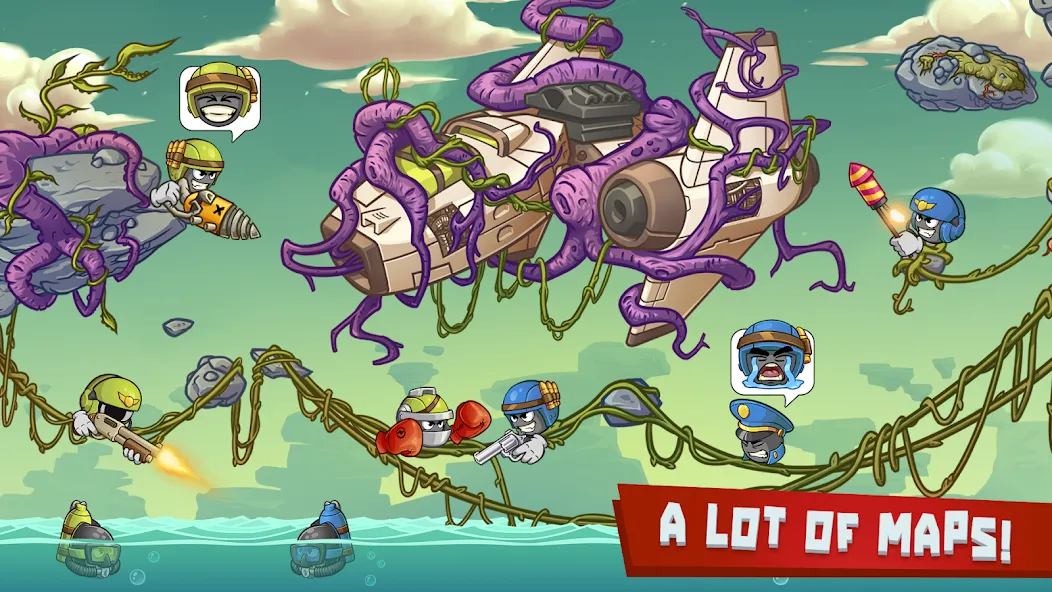 Warlings 2: Total Armageddon (Варлингс 2)  [МОД Меню] Screenshot 2