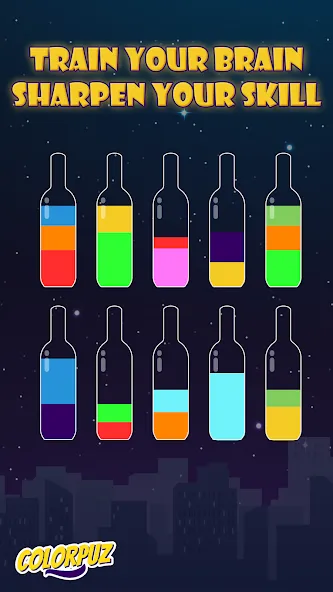 Colorpuz - Water Sort Puzzle (Колорпаз)  [МОД Много денег] Screenshot 2