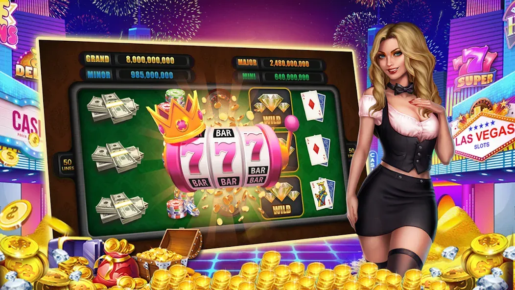 Winning Jackpot Slots Casino  [МОД Все открыто] Screenshot 3