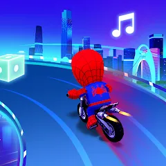 Скачать взлом Beat Racing:Car&Music game (Бит Кар Гонки игра музыки )  [МОД Unlocked] - полная версия apk на Андроид