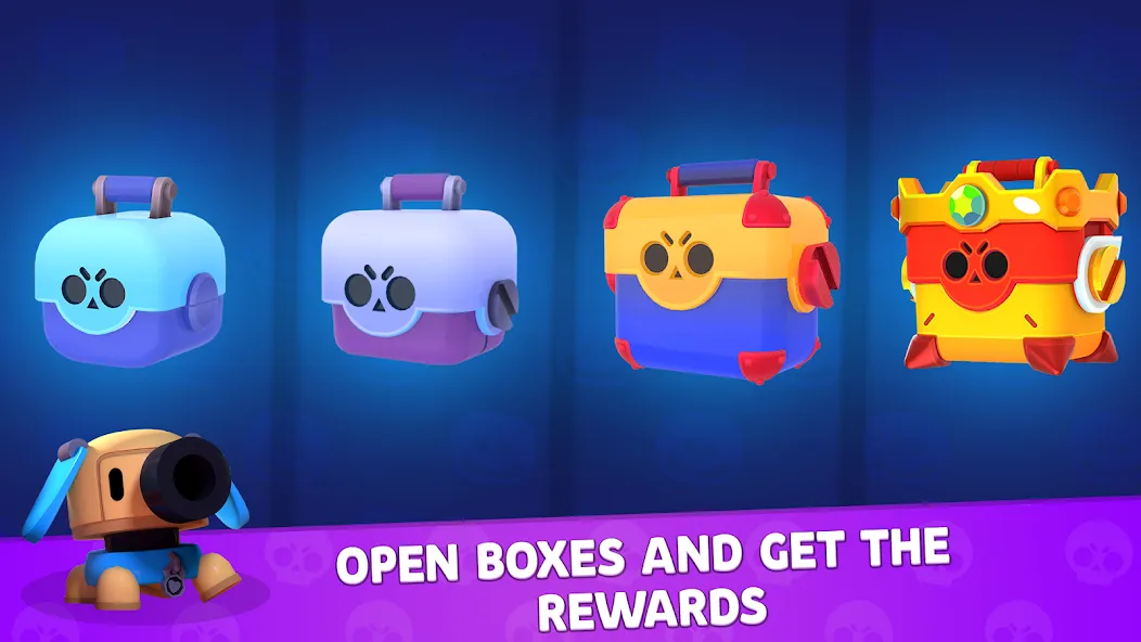Brawl Box Stars Simulator  [МОД Много денег] Screenshot 3