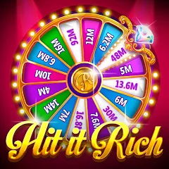 Скачать взлом Hit it Rich! Casino Slots Game  [МОД Menu] - последняя версия apk на Андроид