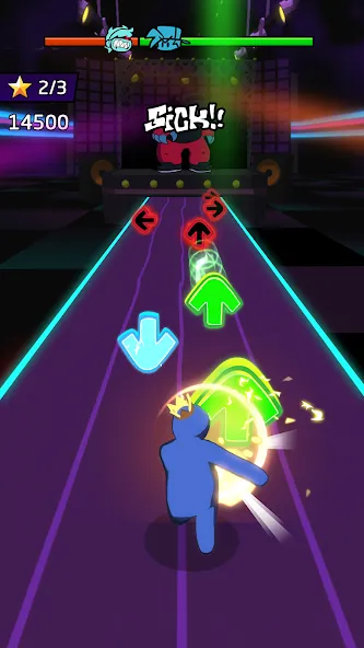 Blade Night : Rhythm Saber (Блейд Найт)  [МОД Много монет] Screenshot 2