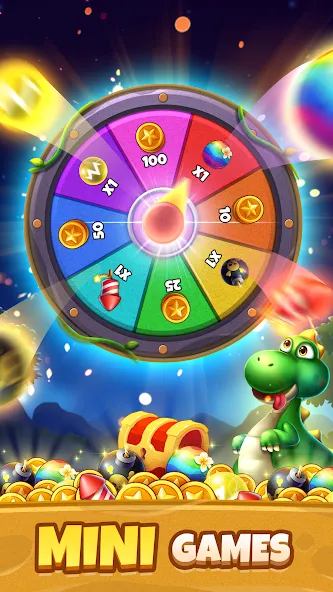 Bubble Shooter Primitive Eggs (Бабл Шутер Примитивные Яйца)  [МОД Mega Pack] Screenshot 1