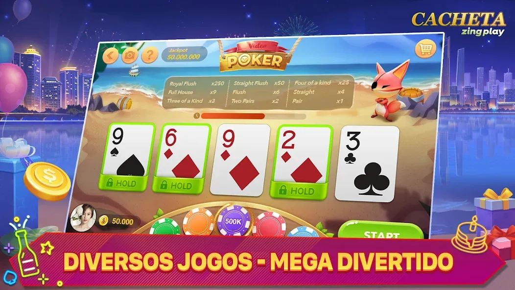 Cacheta - Pife - Jogo online (Кашета)  [МОД Много денег] Screenshot 5