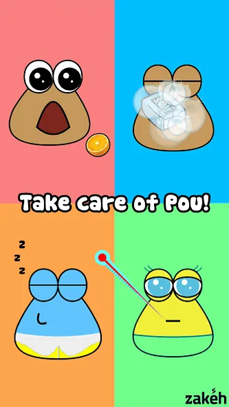 Pou (Пуо)  [МОД Меню] Screenshot 1