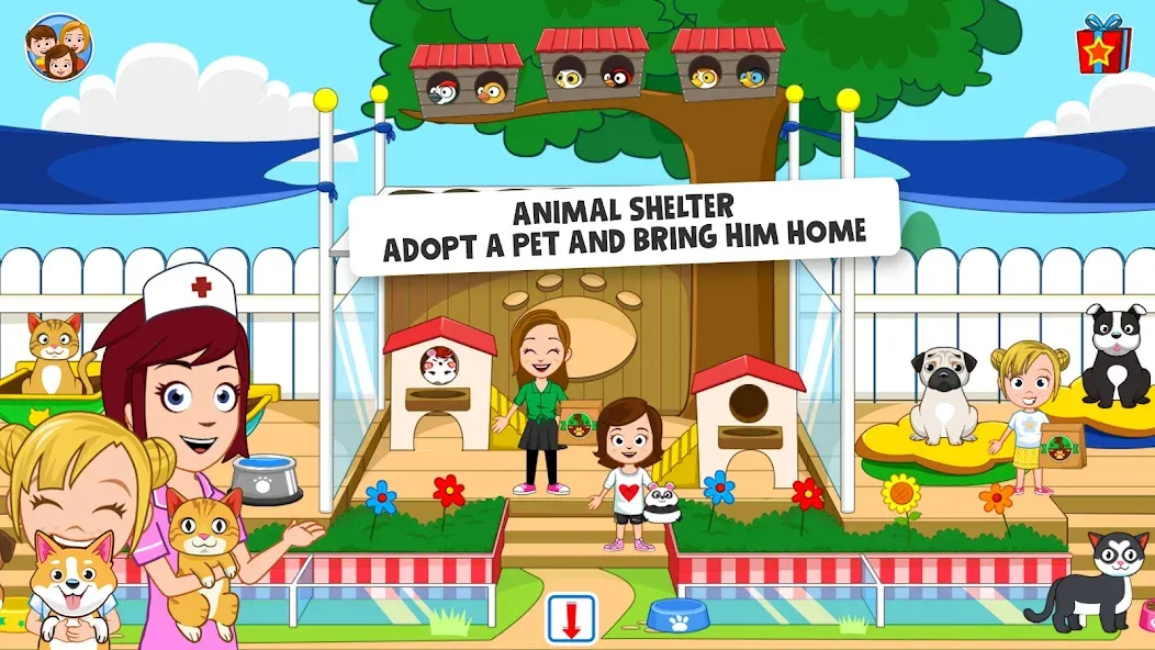 My Town: Pet games & Animals (Май Таун)  [МОД Unlocked] Screenshot 4