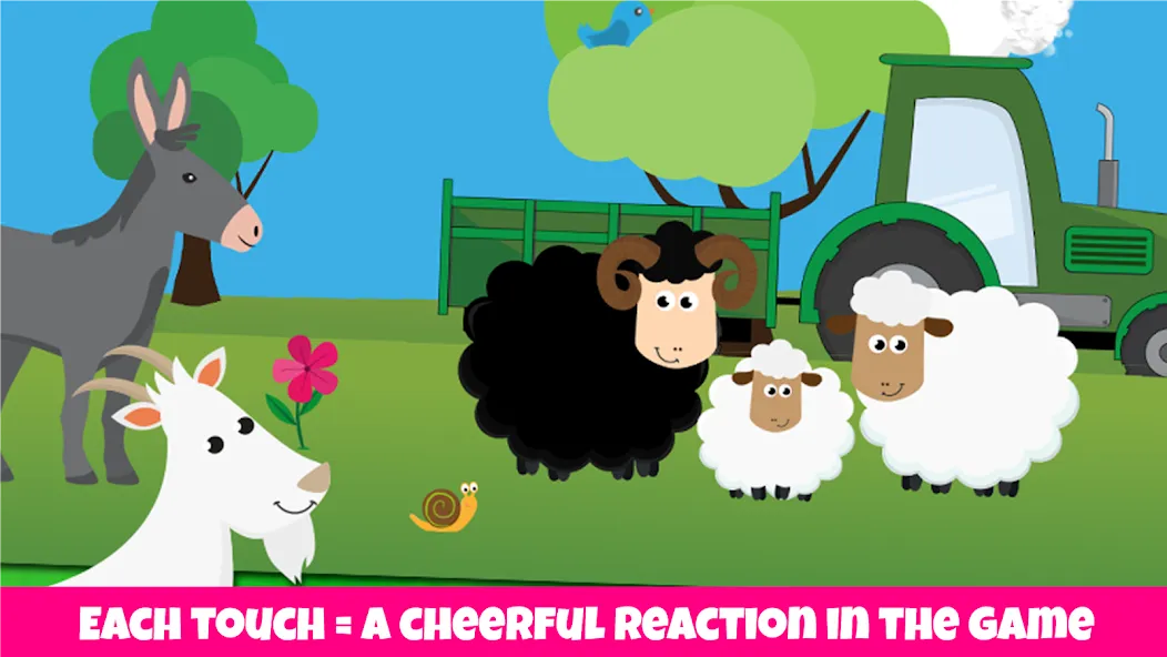 Farm animals game for babies  [МОД Много монет] Screenshot 1