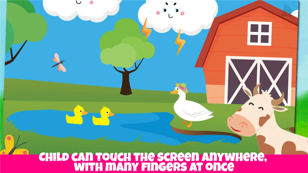 Farm animals game for babies  [МОД Много монет] Screenshot 2