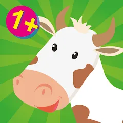 Скачать взломанную Farm animals game for babies  [МОД Много монет] - стабильная версия apk на Андроид