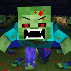 Скачать взломанную Zombie Apocalypse map for MCPE  [МОД Unlimited Money] - стабильная версия apk на Андроид