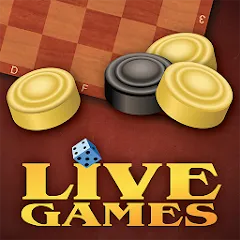 Взломанная Checkers LiveGames online  [МОД Unlocked] - последняя версия apk на Андроид