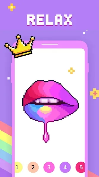 Paint by Number - Pixel Art  [МОД Mega Pack] Screenshot 4