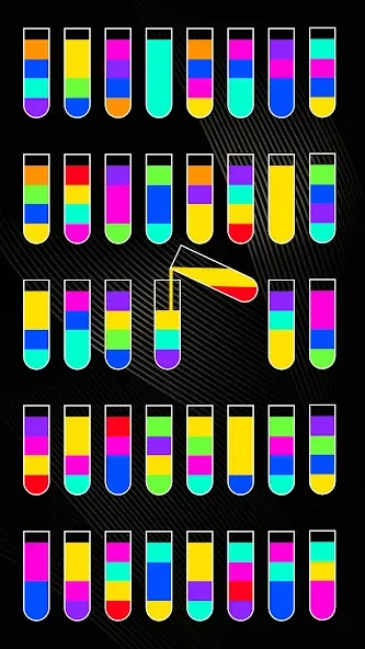 SortPuz 3D: Water Color Sort (СортПаз 3Д)  [МОД Unlocked] Screenshot 1