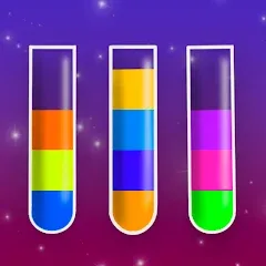 Скачать взломанную Water Sort Puzzle Color Game  [МОД Много монет] - полная версия apk на Андроид